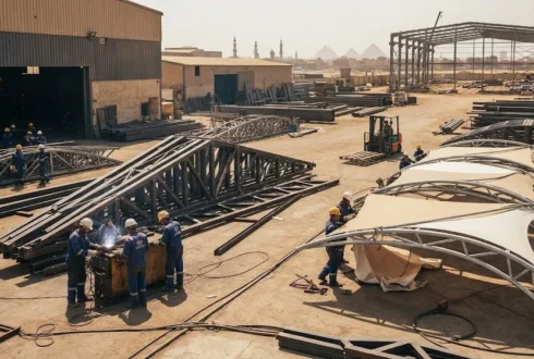 تصنيع جمالونات وتند في مصر | حلول هندسية بأفضل سعر