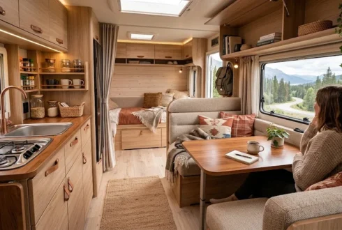 كيفية تصميم كرفانات من الداخل فى vip caravan