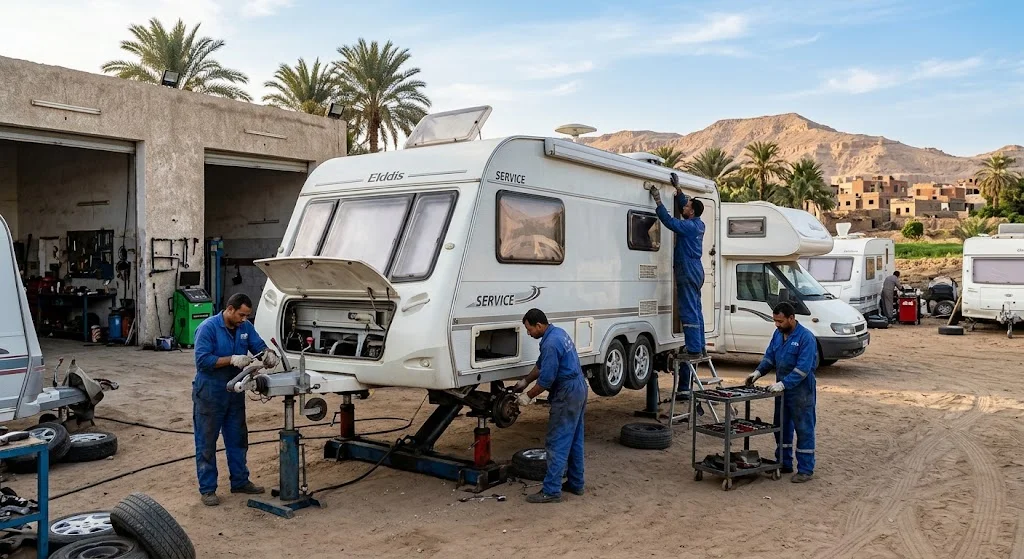 شركة صيانة كرفانات في مصر | خدمات تجديد وإصلاح الكرفانات مع VIP Caravan